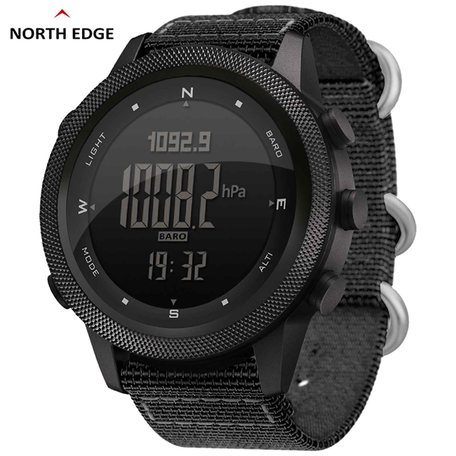 tactical watch with compass