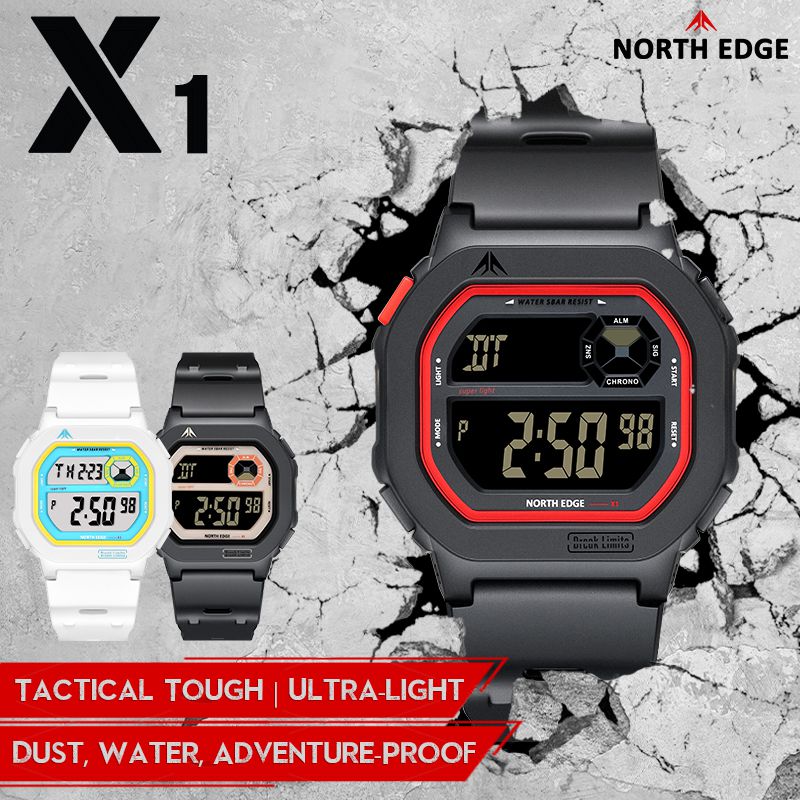 North Edge lanza el X1: un reloj deportivo robusto y repleto de funciones para el rebelde moderno