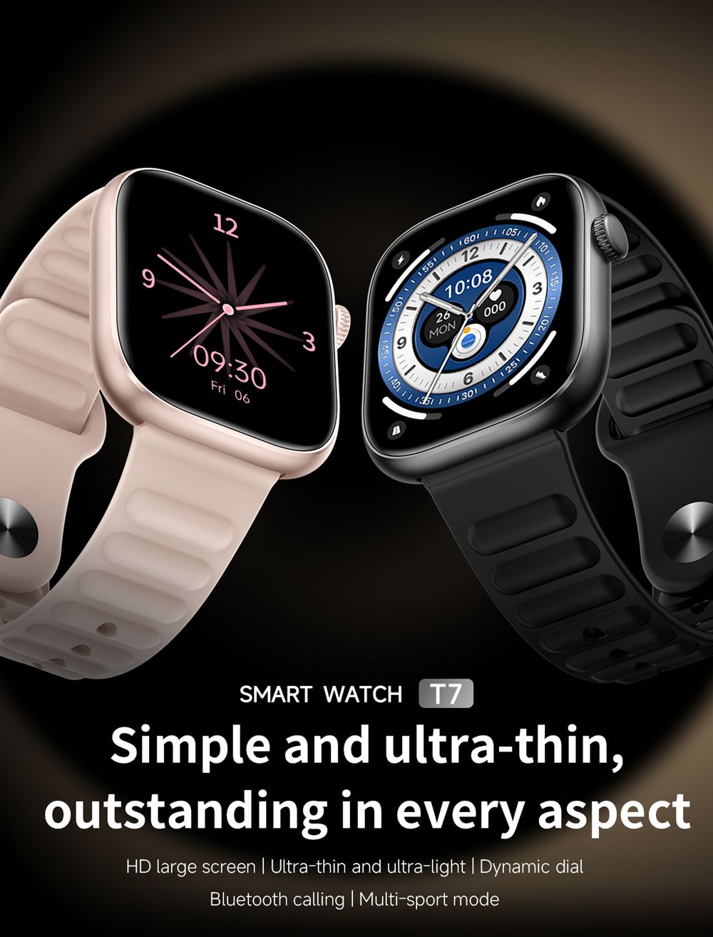 Ultra-thin lightweight smart watch