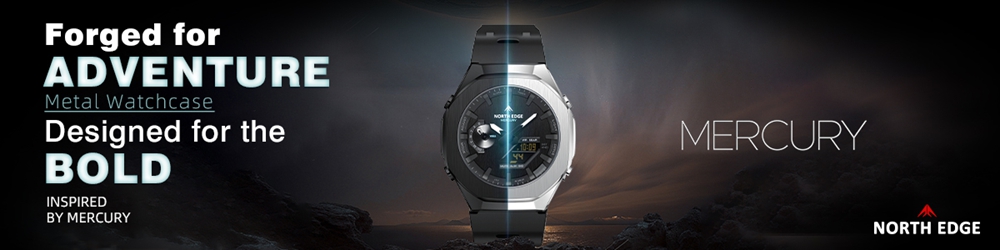 5 ATM water resistant sports watch
