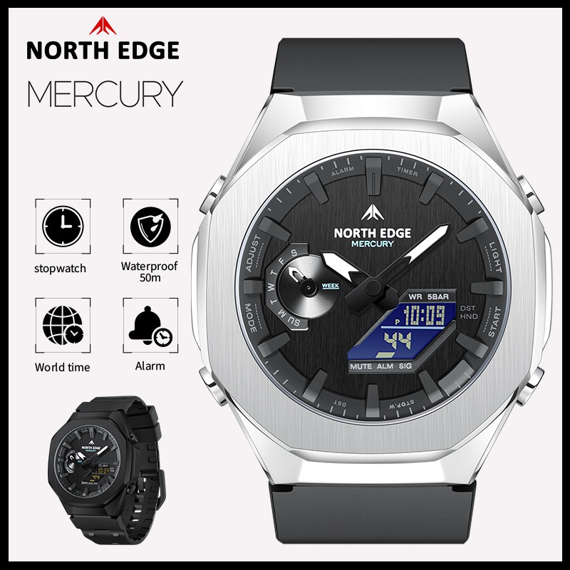 El reloj Mercury Outdoor combina durabilidad militar con funciones avanzadas