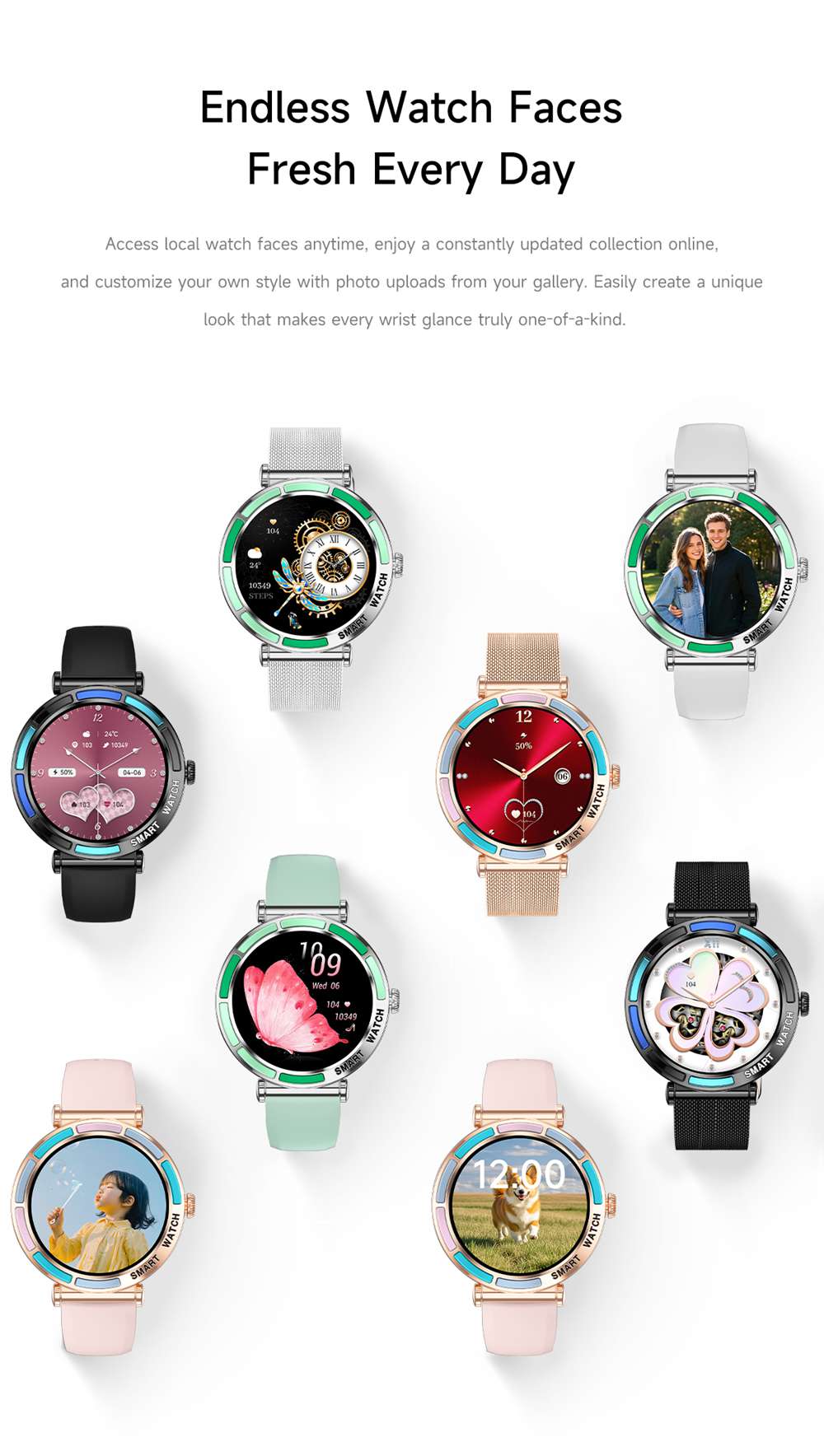 Bluetooth calling health watch