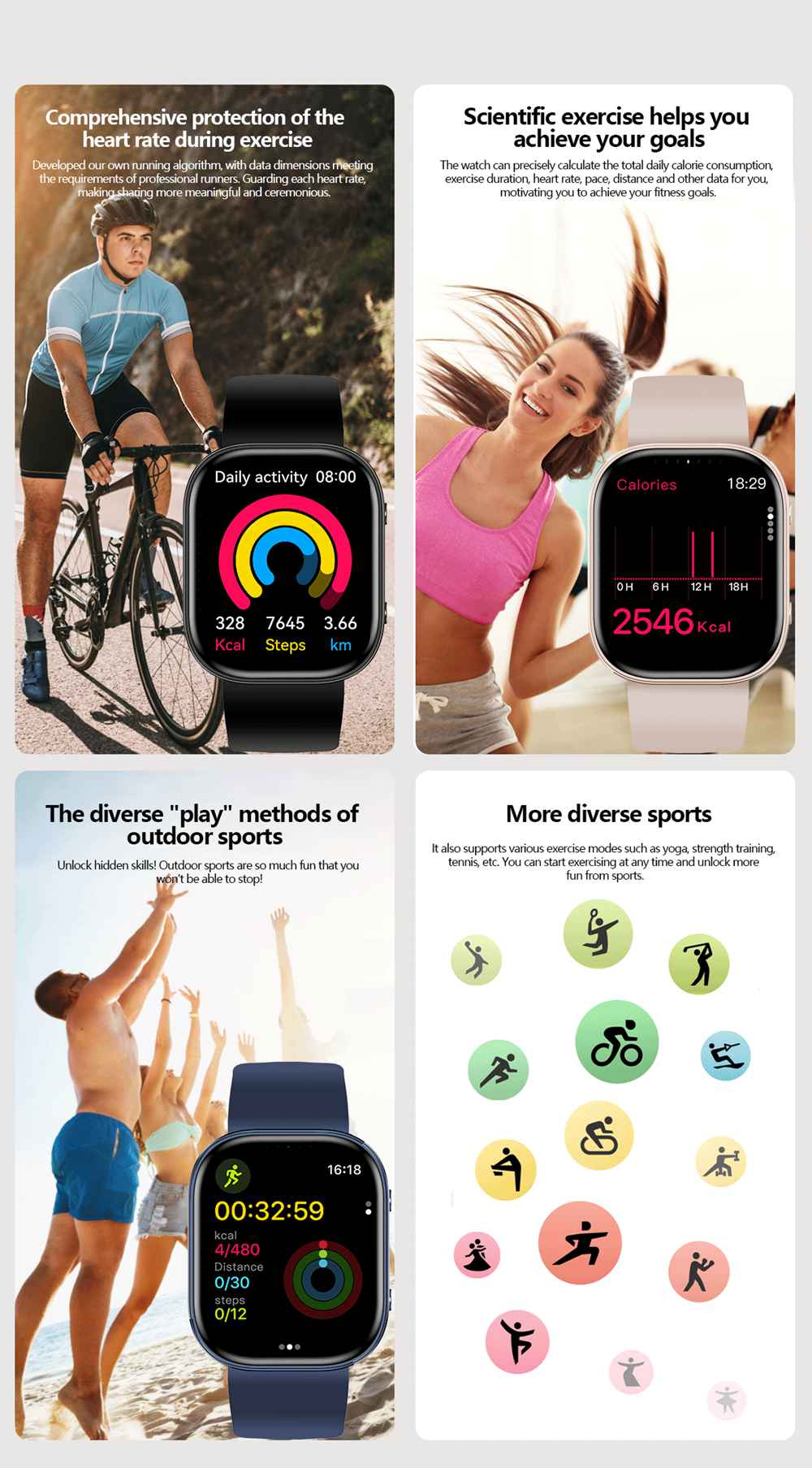  North Edge Bluetooth calling smartwatch Y3